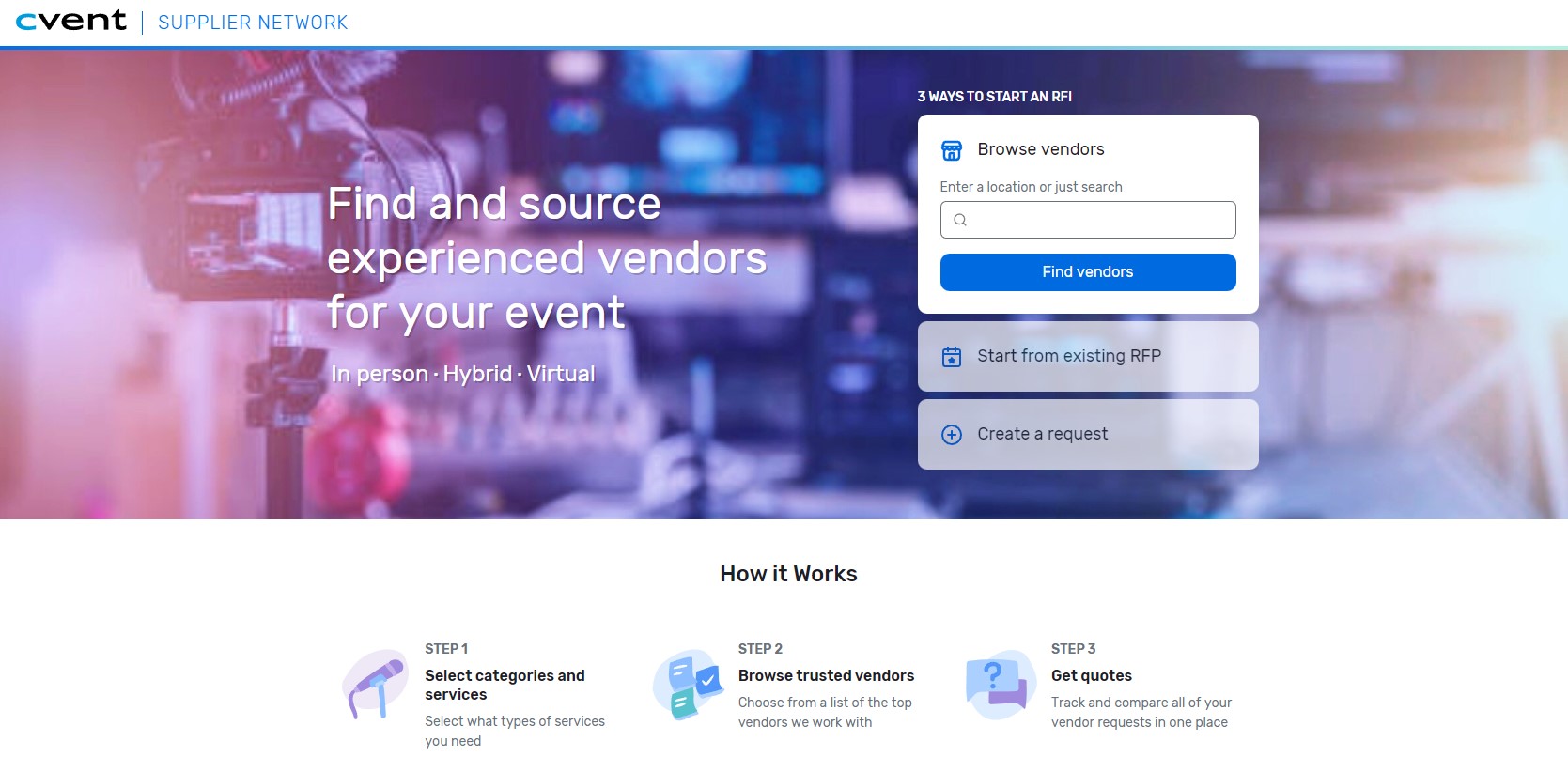 Cvent Vendor Marketplace